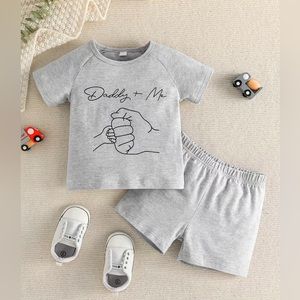 Boutique 2 Piece Shorts and T Shirt Set